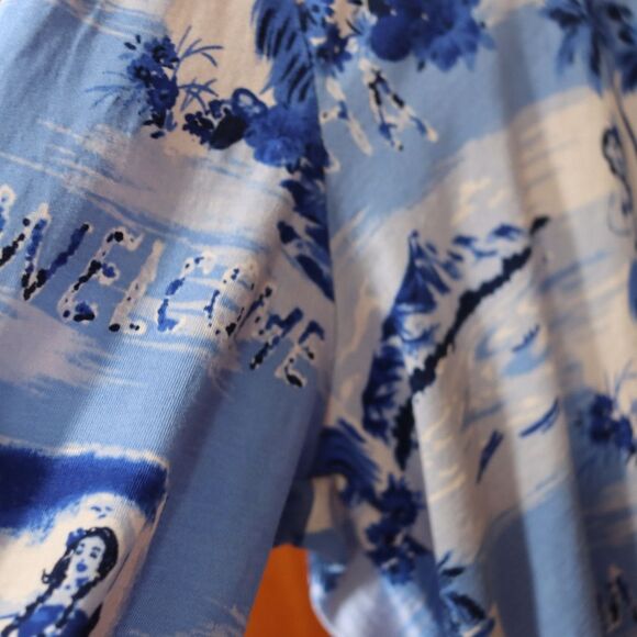 Polo Ralph Lauren Vintage Hawaiian Print Hoodie Medium Tropical Graphic - Picture 9 of 14